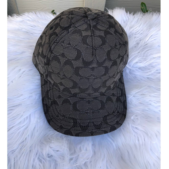 New 🎀 Coach Baseball Hat In Metallic Signature - Picture 3 of 10